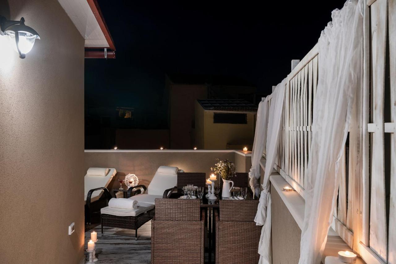 Castello Luxury Residence With Private Jacuzzi 하니아 외부 사진
