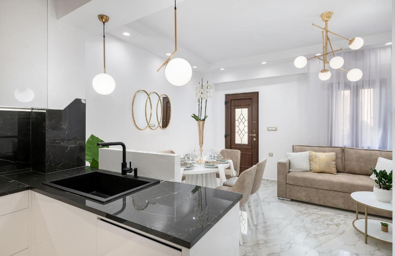 Castello Luxury Residence With Private Jacuzzi 하니아 외부 사진